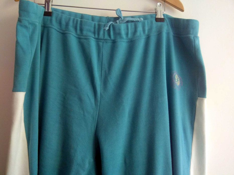 Spodnie dres z lampasami rozm 52 100% bawełna