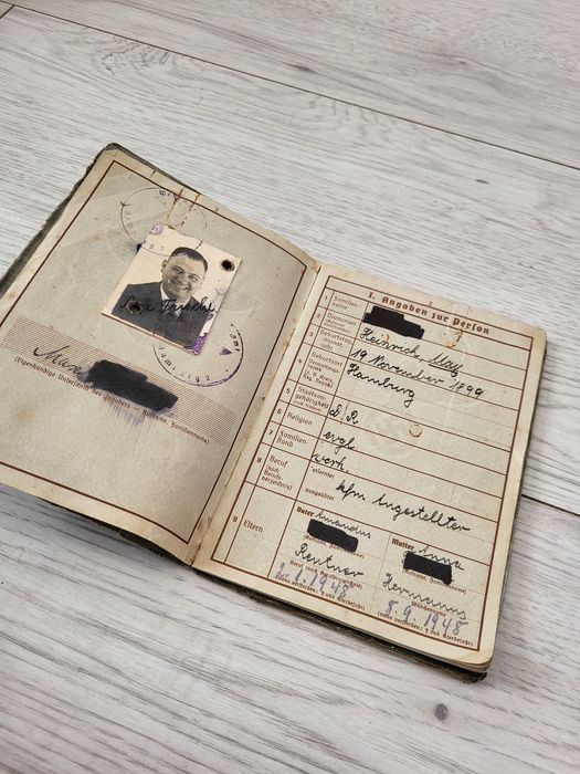 Wehrpass – 1940 rok – oryginał