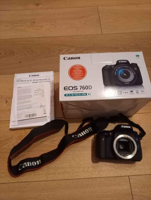 Aparat Canon EOS 760D + obiektyw EFS 10-22 f/3.5-4.5 USM