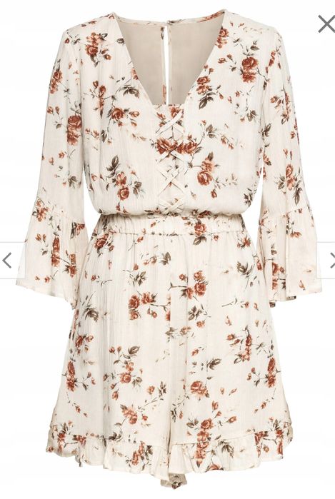 Genialny kombinezon wiskozowy Bodyflirt rozm.  34 / 36