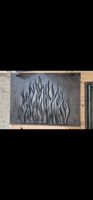 Płyta z żeliwa do kominka