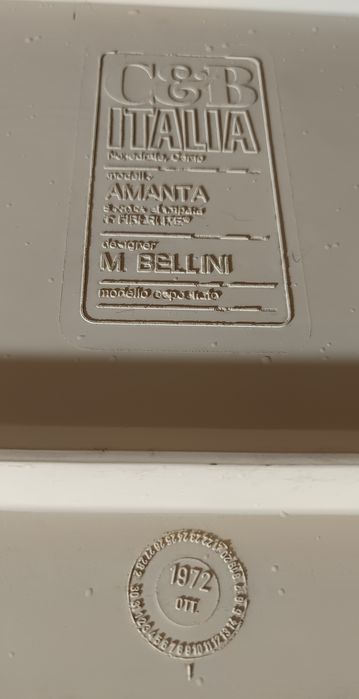 Fotel Amanta Mario Bellini C&B Italia, mid century