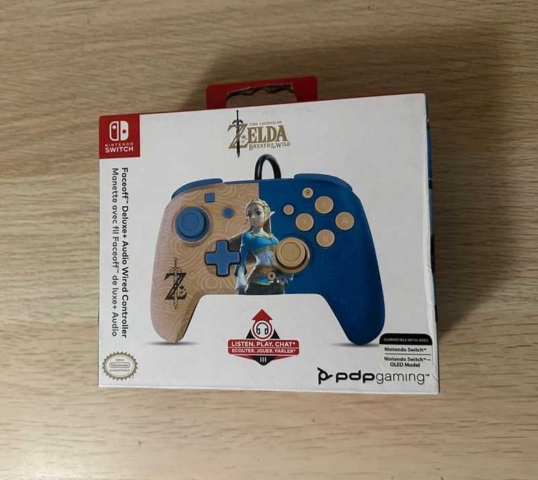 Comando Com Fio Nintendo Switch The Legend Of Zelda Breath Of The Wild
