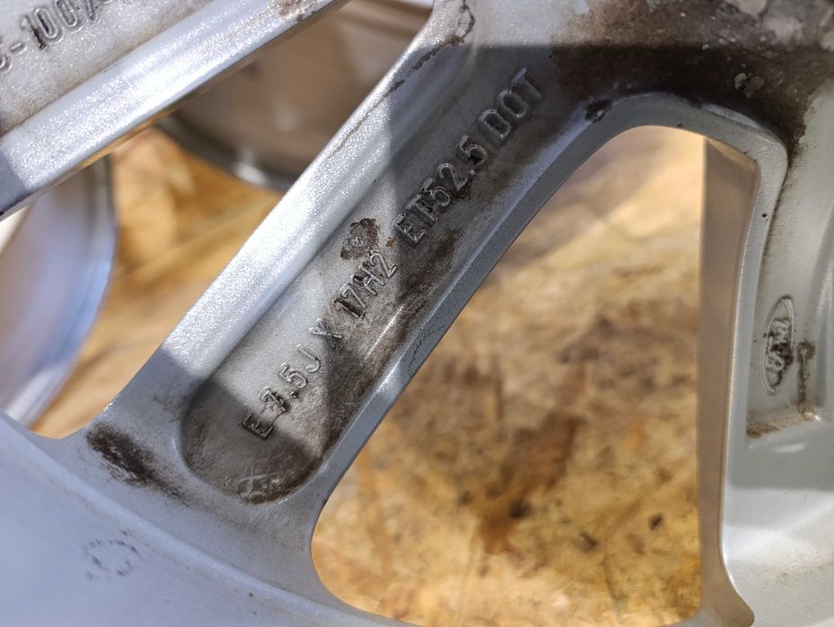 Felgi 17" Ford Kuga S-max Galaxy Mondeo ET52,5 7,5J GJ5C-1007-B1A TPMS