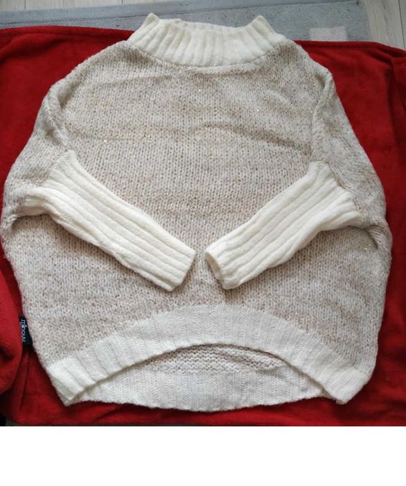 sweter Minouu beż cekiny uni