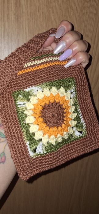 Bolsa  square, croche