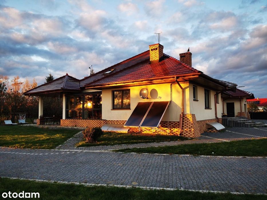 NOWA CENA Komfortowy dom z 2013 Siedlisko 3hektary Polesie Puławy