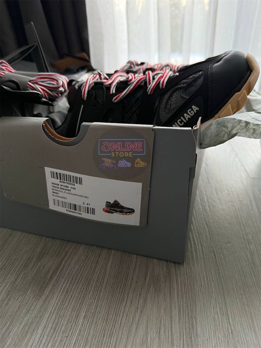 Кросівки Balenciaga Track Black Grey Red