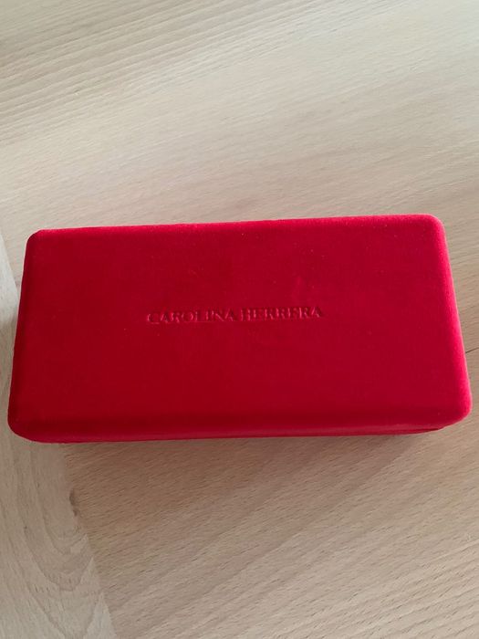 Etui na Okulary Carolina Herrera Welur Nowe