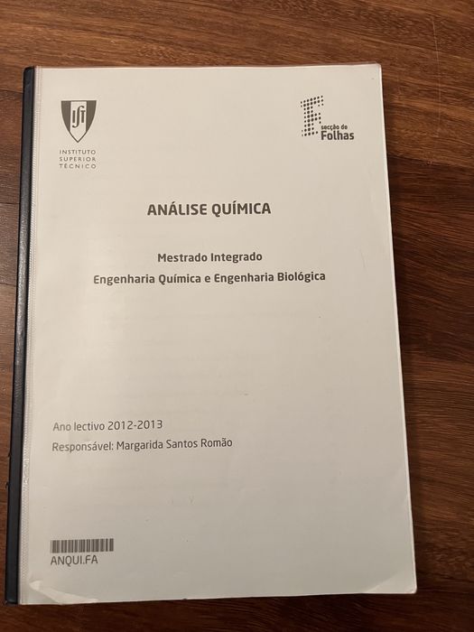 Sebenta de Análise Química