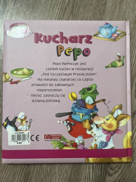 Książka dla dzieci: Kucharz Pepo