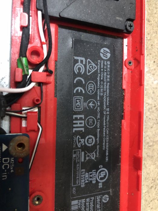 Ноутбук hp на запчасти!