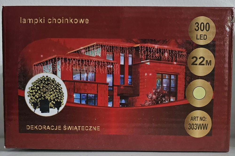 Lampki choinkowe zewnętrzne I wewnętrzne różne rodzaje Okazja