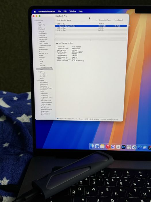 UGREEN CM400 зовнішній корпус для M.2 NVMe SSD USB 3.2 Gen2