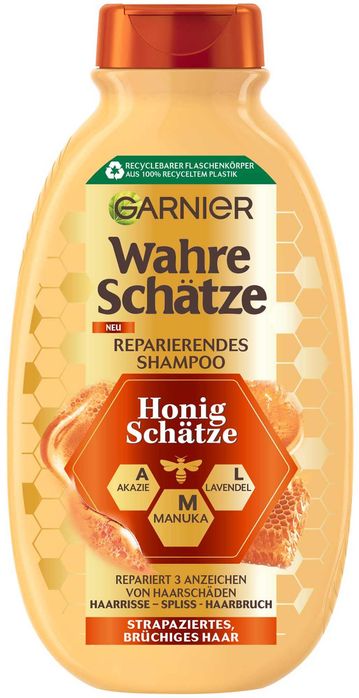 GARNIER WAHRE SCHATZE szampon regenerujący z miodem akacjowym 250 ML