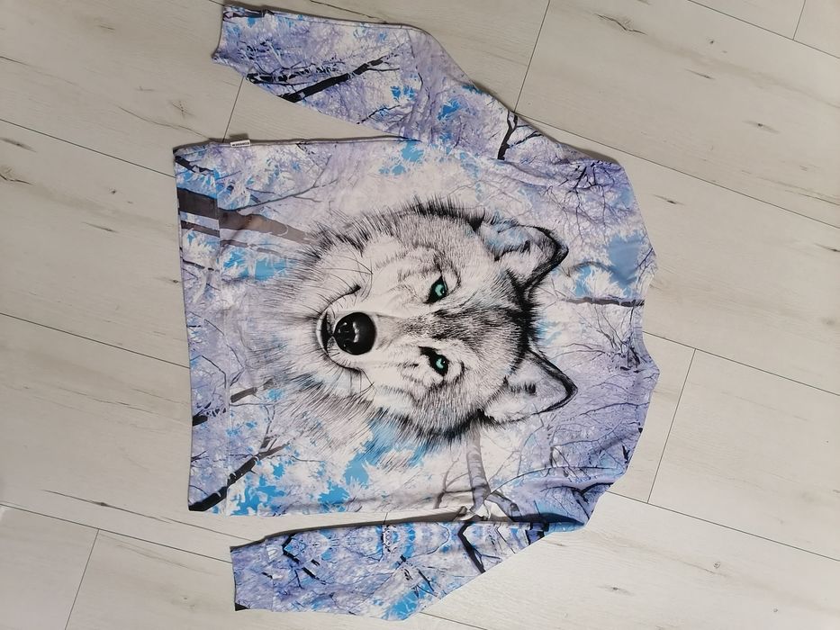Bluza z wilkiem 4xl