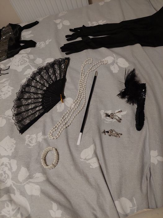 Zestaw damski  retro lata 20