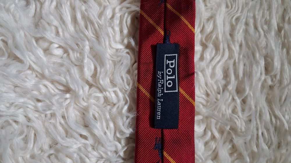 Krawat jedwab Ralph Lauren
