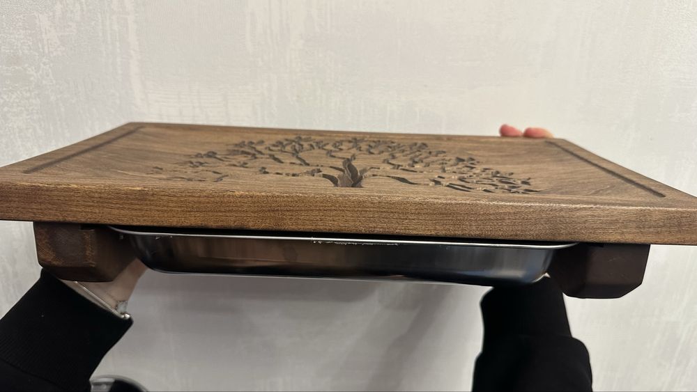 Дерев'яна чабань з гравіруванням "Дерево життя"