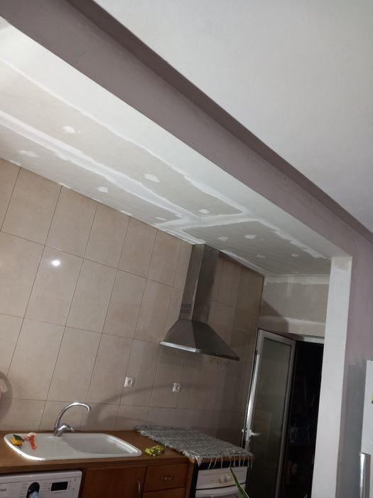 Pladur, barramento e pintura!!