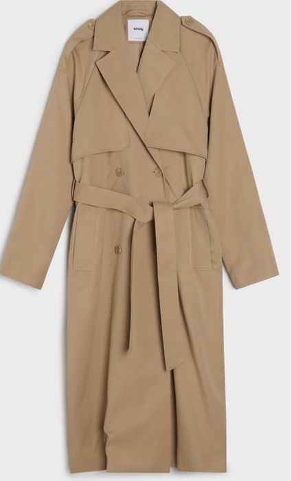 Тренч в бежевому кольорі