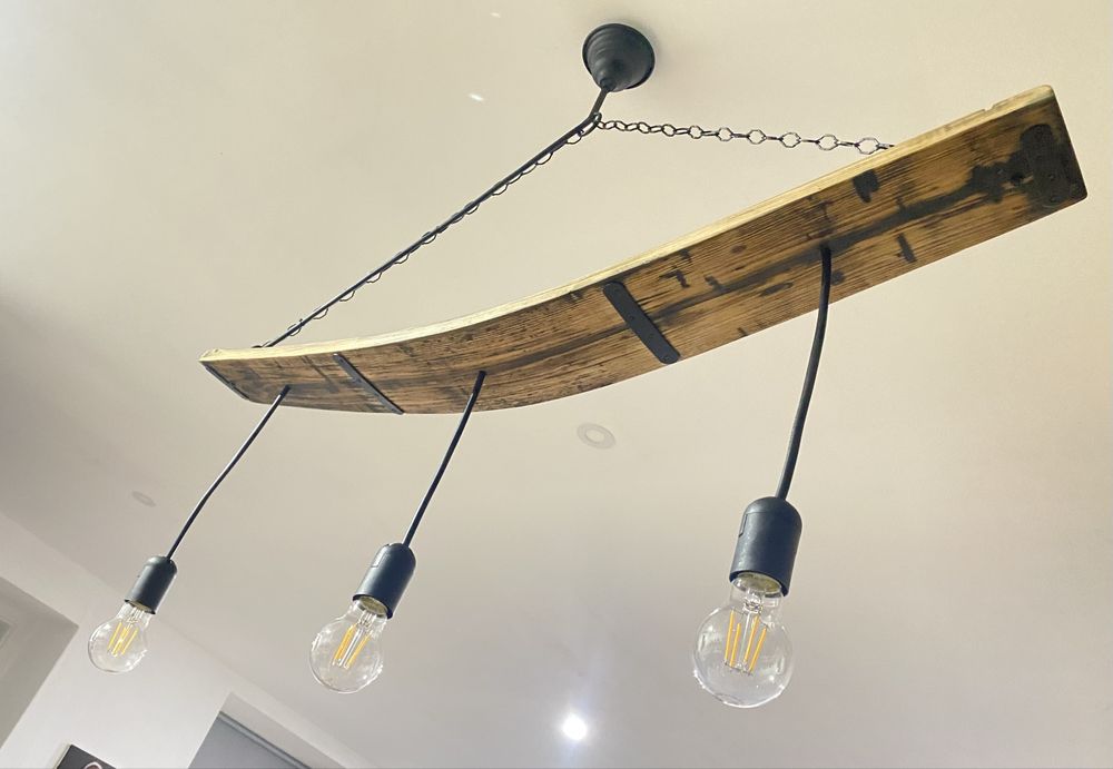 Lustre artesanal /candeeiro de teto