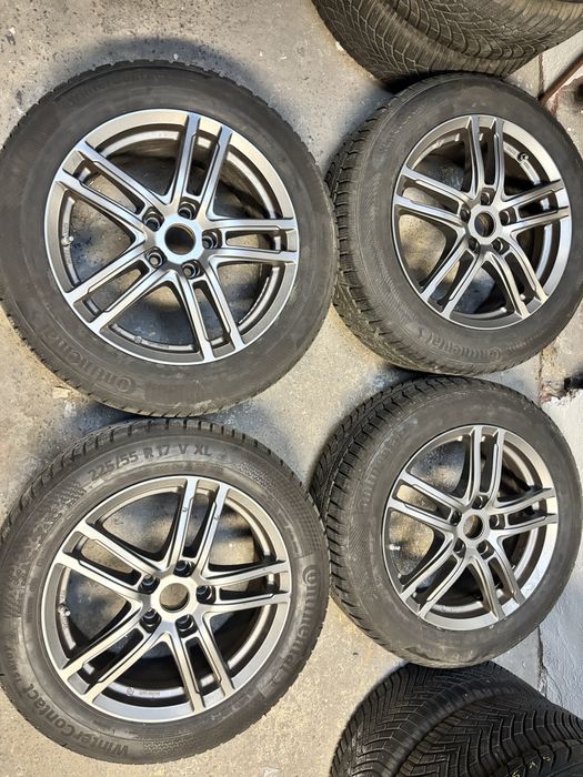 Alufelgi Koła zimowe Dezent 17” 5x112 ET36 // 225/55/17 Continental 7 mm