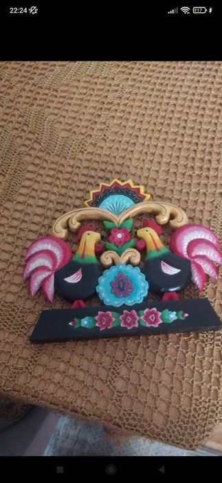 Rzeźba ludowa koguciki