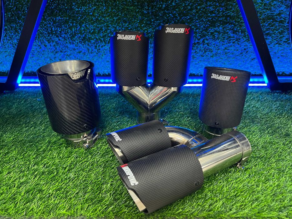 Насадки на Выхлоп акрапович ауди бмв мерседес Akrapovic