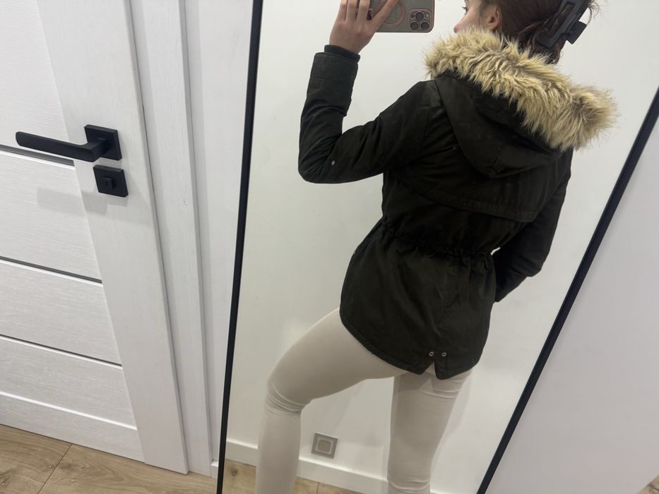 Kurtuka zielona khaki zara