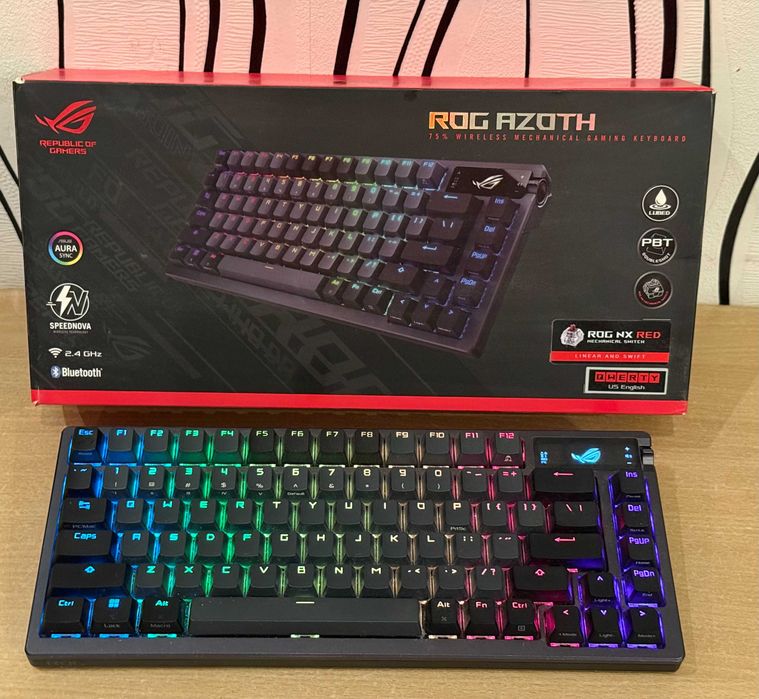 Клавиатура Asus Rog Azoth Black | ROG NX Red Swithes Гарантия Магазин ...