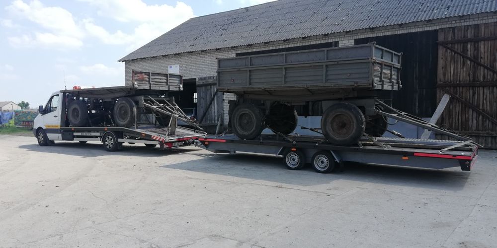 Przewóz Pojazdów Maszyn Autolaweta Laweta Pomoc Drogowa Polska UE
