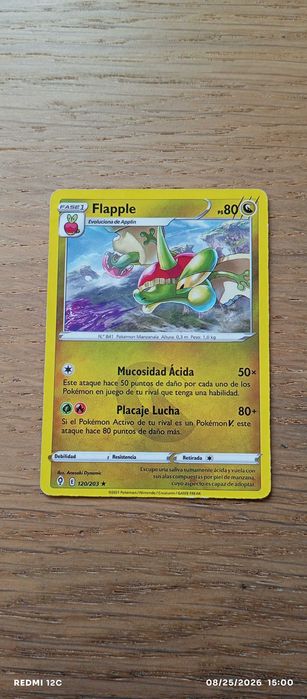 Carta Pokémon Flapple
