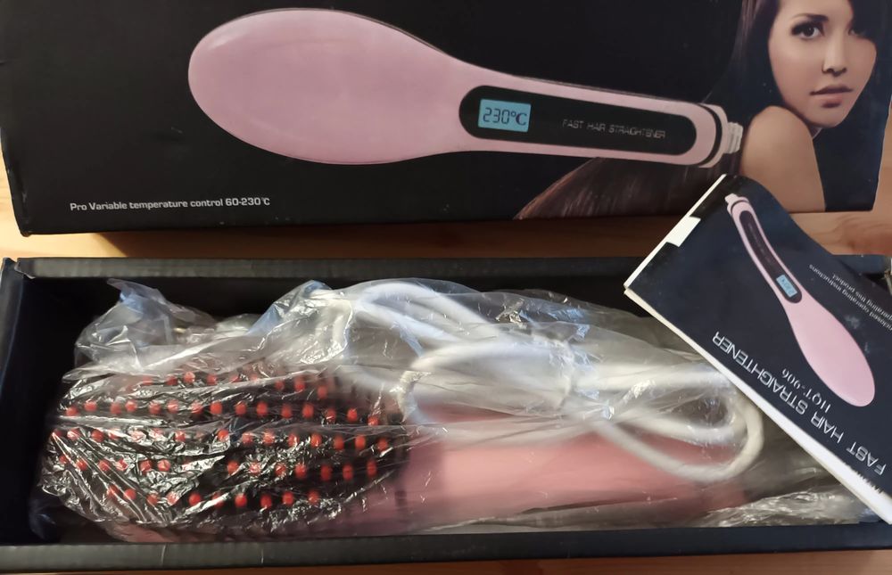 Mocna szczotka prostująca 2w1