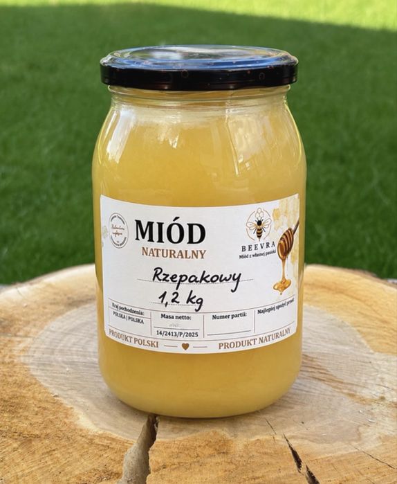 Miod rzepakowy 1,2kg