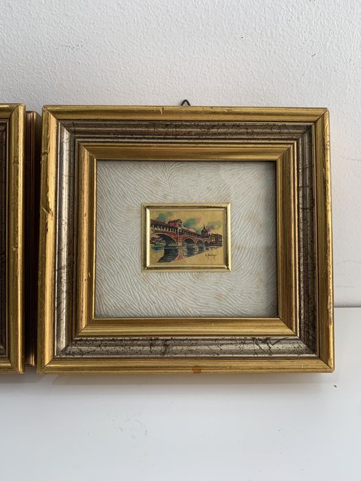 Quadros com folha de ouro