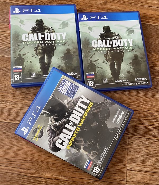 Sony PS4: Mafia, Armored Core, Call of Duty, FarCry, Deux Ex, Sherlock