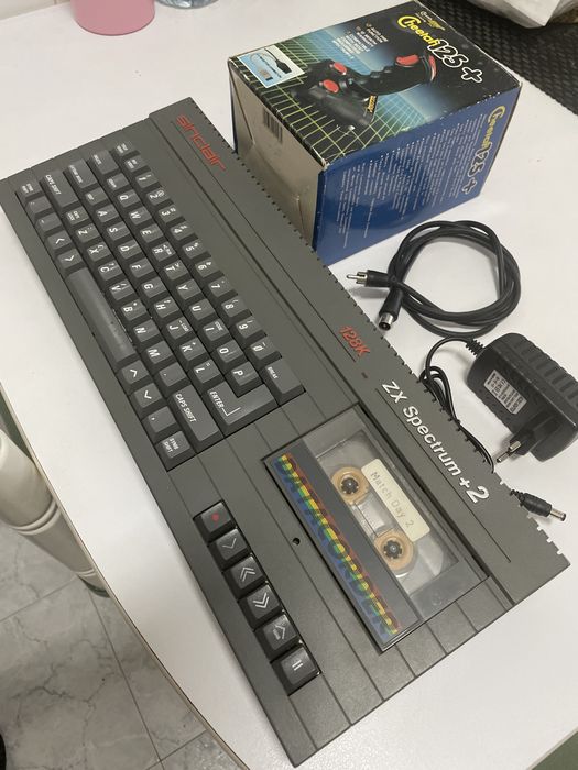 Zx spectrum +2  128k cinza como novo