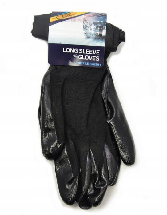 Rękawice z rękawem nitrylowe