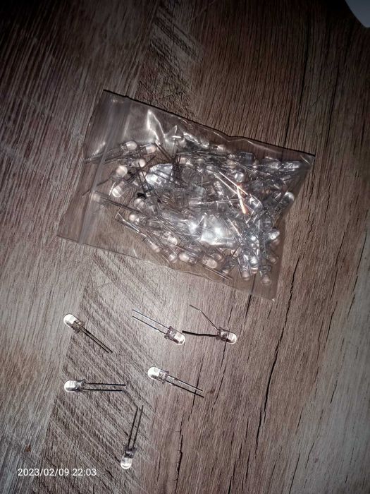 Светодиод белый (холодный) 3 v