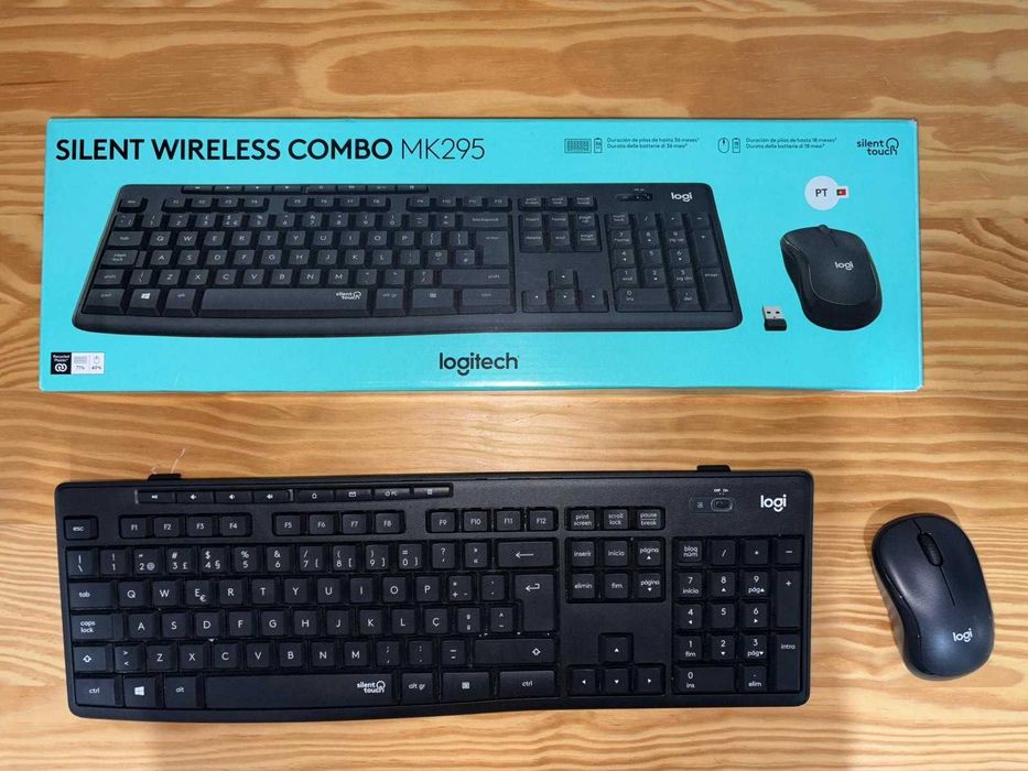 Teclado + Rato LOGITECH MK295 (Wireless - Teclado Numérico)