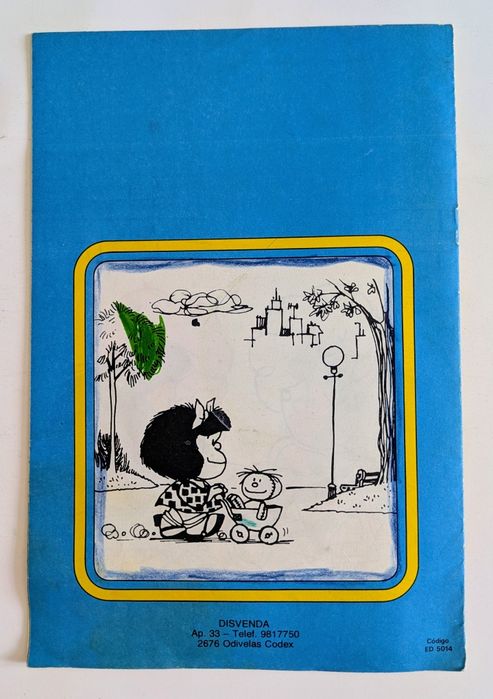 Livro exercícios" Pinta com Mafalda" livro 2, Disvenda