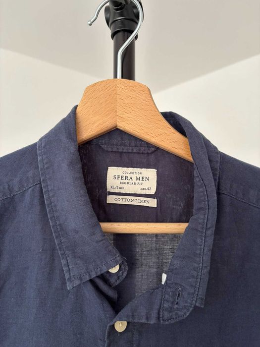 Koszula len - bawełna Sfera grantowa L/XL