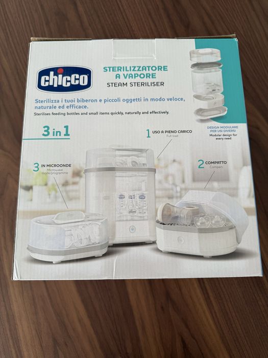 Esterelizador Chicco Elétrico a Vapor 3 em 1
