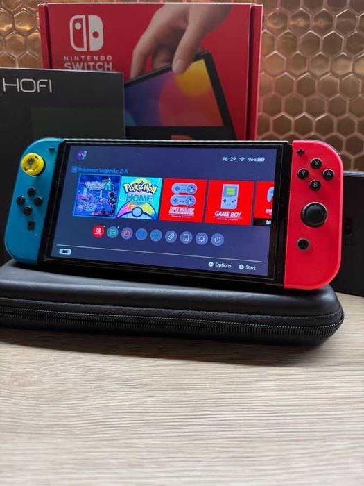 Nintendo Switch OLED – Mega Zestaw + karta 512 GB + dodatkowe pady