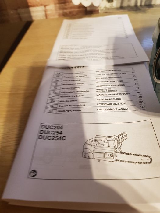 Piła łańcuchowa Makita Duc254Z