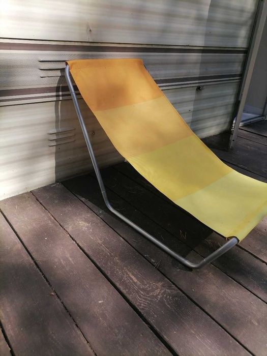 Leżak Składany Do Torby Plażowy Lekki Turystyczny Ogrodowy Z Pokrowcem