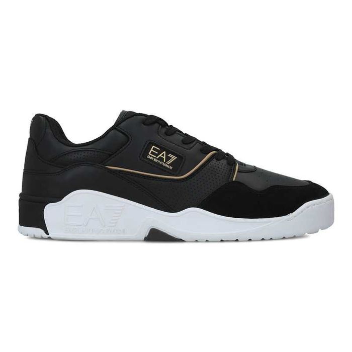EMPORIO ARMANI EA7 sneakersy buty NOWOŚĆ black / gold