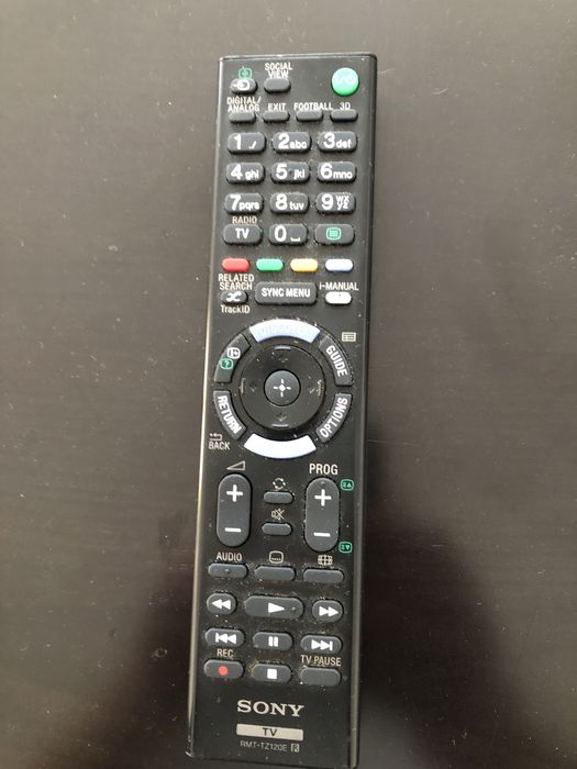 Telewizor Sony 55 cali, uszkodzona matryca, sprawny zasilacz i pilot.