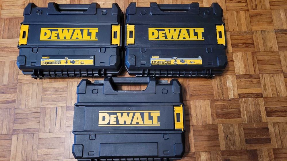 Skrzynki narzędziowe De Walt 2 sztuki + 1 gratis